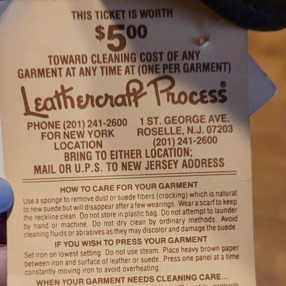 NWT Vintage 1991 Superbowl 25th Anniv Football XXV Lambskin Leather Jacket - Picture 14 of 16